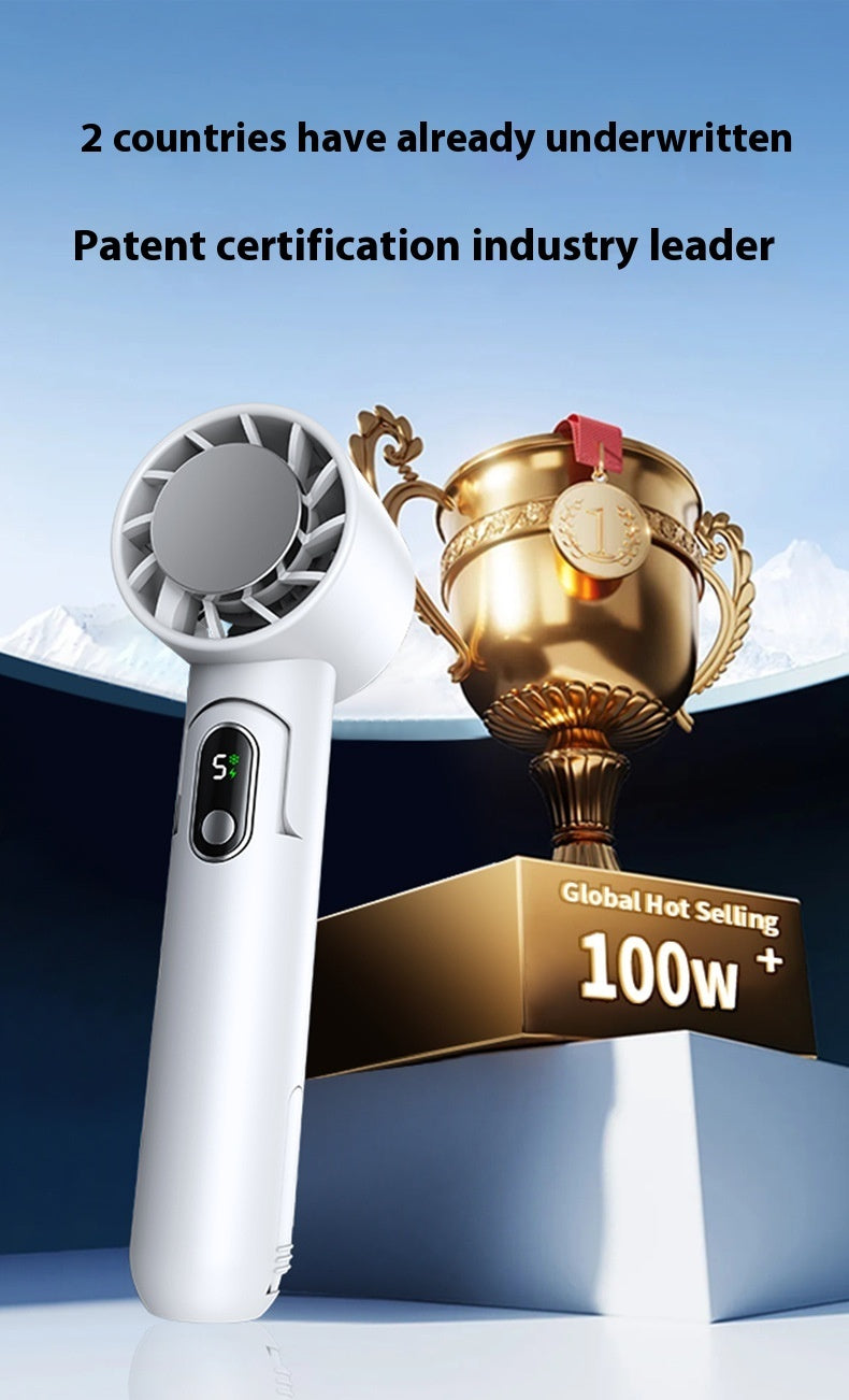 Folding Refrigeration Handheld Fan Outdoor Portable