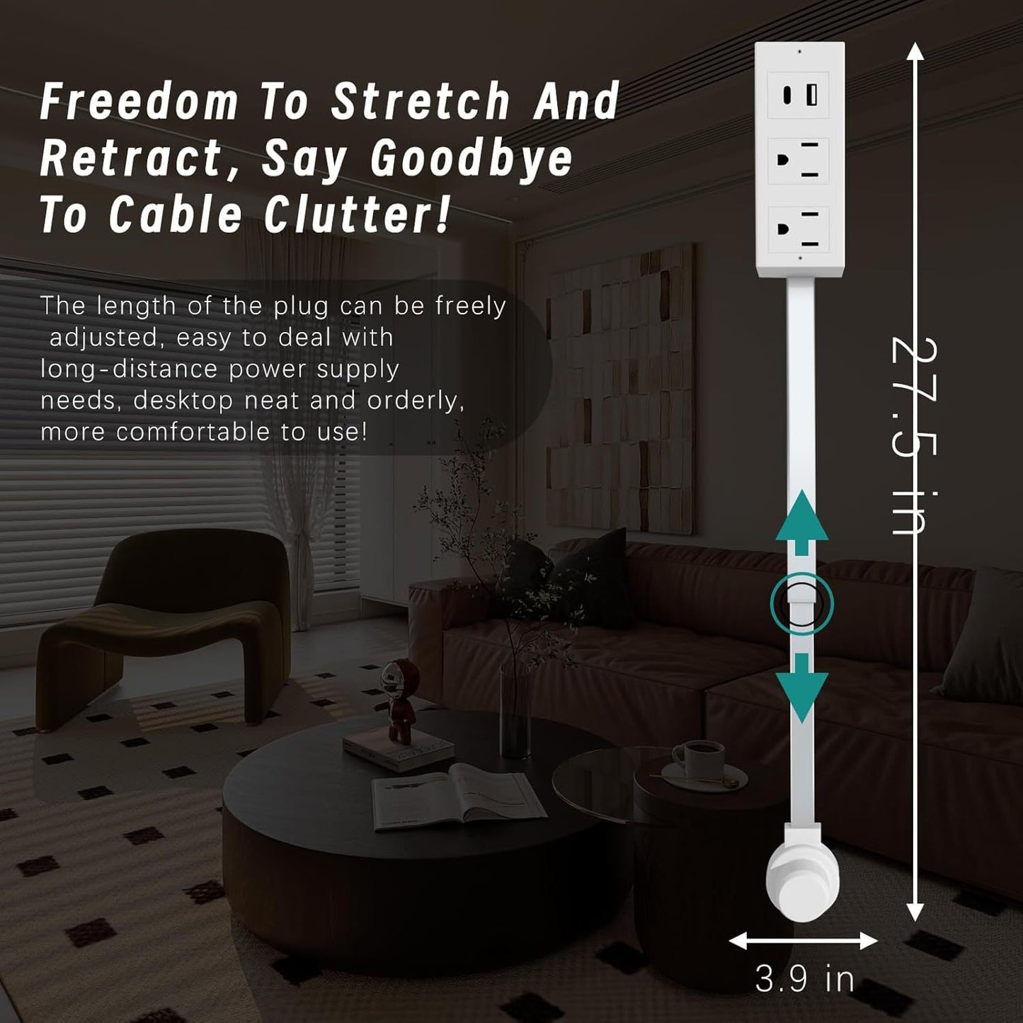 Power Socket Sofa And Bedside Extender